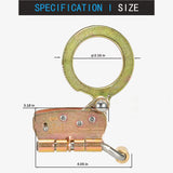 Heavy-Duty Steel Auto-Trail Rope Grab for 5/8" Lifelines - Anti-Panic Double Locking Fall Arrester Device