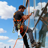 Professional 98FT Vertical Lifeline Assembly - 0.55" Polyamide Braided Fall Protection Rope Kit with Adjustable Rope Grab & Integrated Shock Absorber