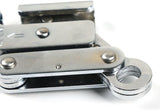 Heavy-Duty 5/16" (8mm) Alloy Steel Wire Rope Grab - Self-Locking Trailing Vertical Fall Arrester Device (500kg Capacity)