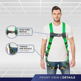3 D-Ring Construction Full Body Harness