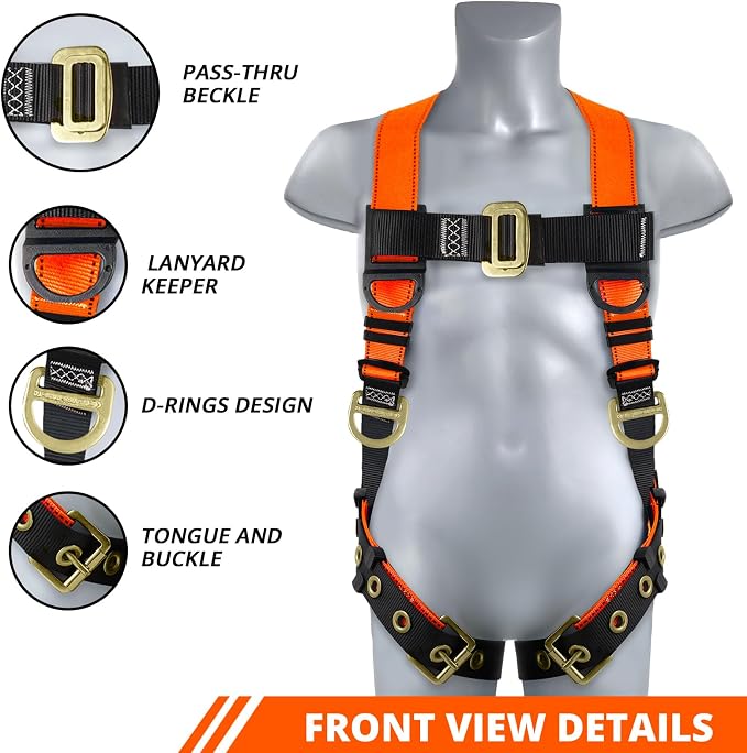 Sunworks Full Body Safety Harness – Fall Protection