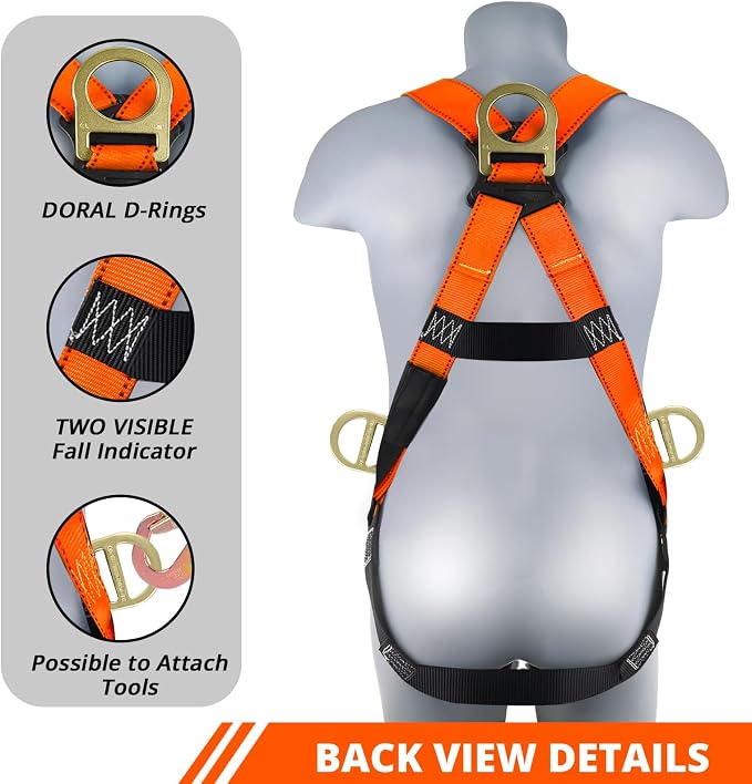 Sunworks Full Body Safety Harness – Fall Protection