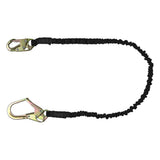 Low-Profile 6 ft. Internal Shock Lanyard with Rebar Hook