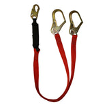 PRO+ Dual-Leg Welding Shock Lanyard w/ Rebar Hooks - 6 ft.