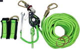 100 ft. Temporary Horizontal Lifeline System (4-Worker Capacity)
